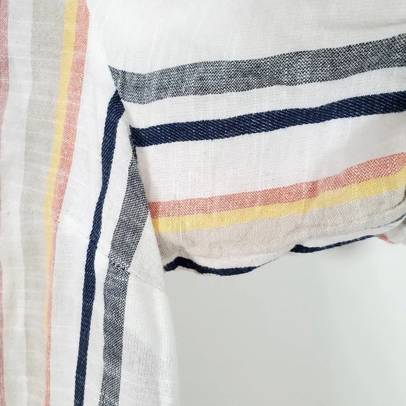 Maeve Anthropologie Colorful Striped Top Blouse - Picture 6 of 10
